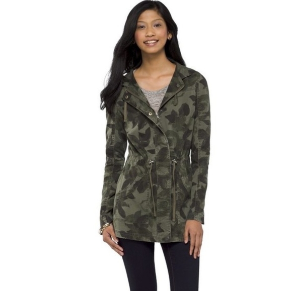 Mossimo Camo Hooded Anorak Jacket M - Picture 8 of 8